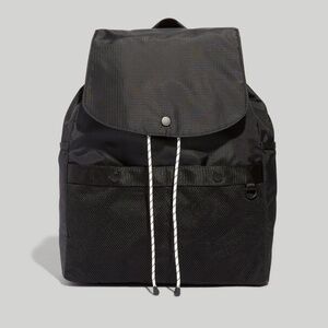 Madewell MWL Ripstop Nylon Backpack in Black